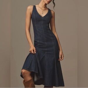 Reformation Denim Serafina Midi dress, 4